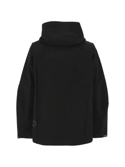LOGO-PRINT HOODED JACKET
