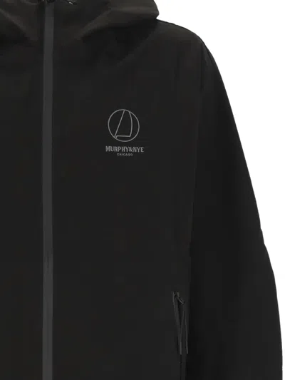LOGO-PRINT HOODED JACKET