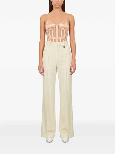 PRESSED-CREASE TROUSERS