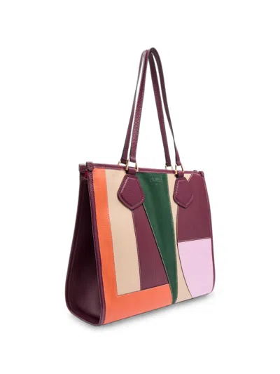JOUR PATCHWORK LEATHER TOTE BAG