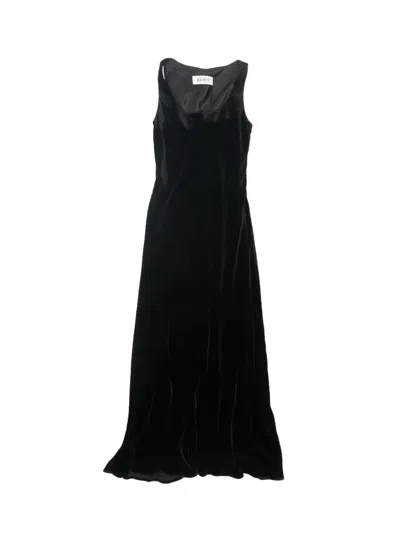 VELVET BIAS-CUT DRESS