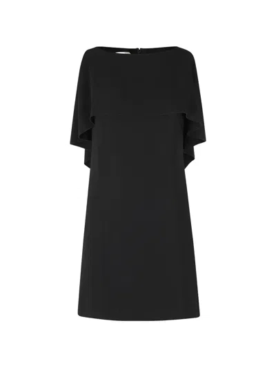CAPE-STYLE SHIFT MINI DRESS