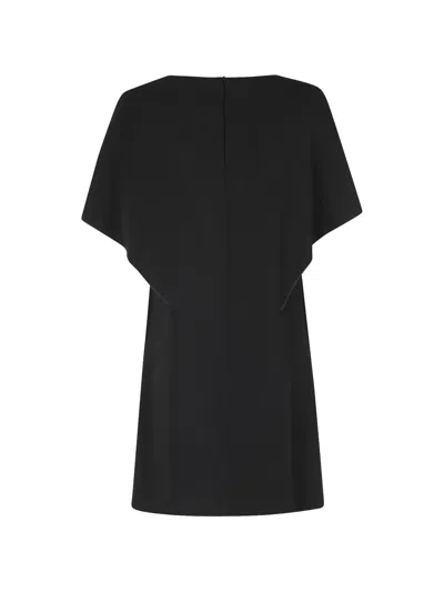 CAPE-STYLE SHIFT MINI DRESS