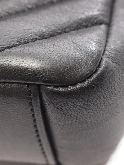 Pre-owned Saint Laurent 2010s Baby Loulou Chain Shoulder Bag In Black
