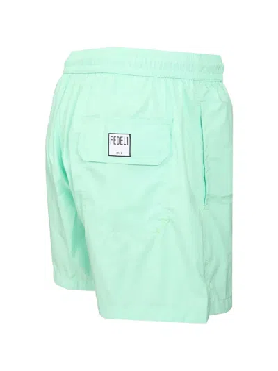DRAWSTRING-WAIST SWIM SHORTS