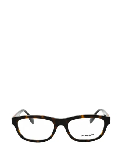 TORTOISESHELL-EFFECT RECTANGULAR-FRAME GLASSES