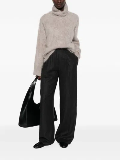BRUSHED CASHMERE SWEATER