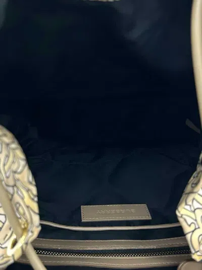 Pre-owned Burberry 2016-2026 Tb Monogram Nylon Backpack In Brown