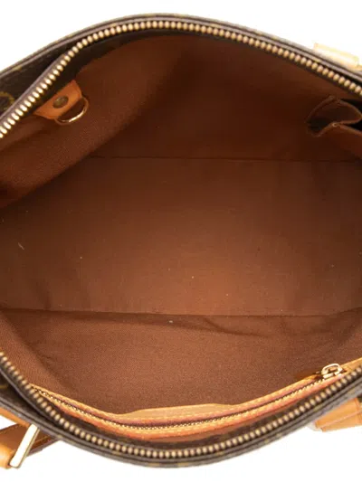 Pre-owned Louis Vuitton 2002 Monogram Cabas Piano Tote Bag In Brown