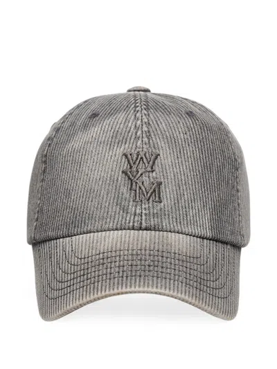 LOGO-EMBROIDERED CORDUROY BASEBALL CAP