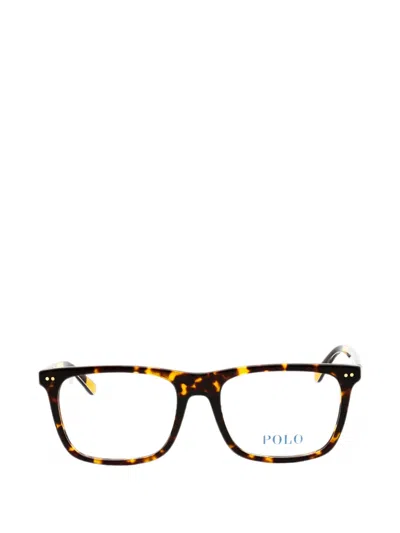 TORTOISESHELL-EFFECT RECTANGLE-FRAME GLASSES