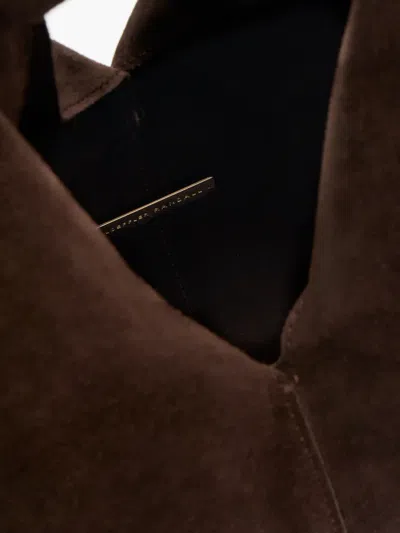 HELGA KNOT-DETAIL SUEDE TOTE BAG