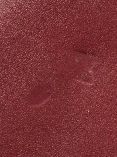 Pre-owned Celine 2012 Medium Trapeze Shoulder Bag In Red