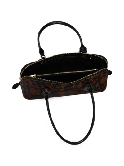LEOPARD-PRINT BAGUETTE SHOULDER BAG