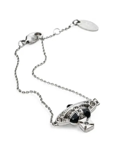 NEW DIAMANTE HEART CRYSTAL-EMBELLISHED BRACELET