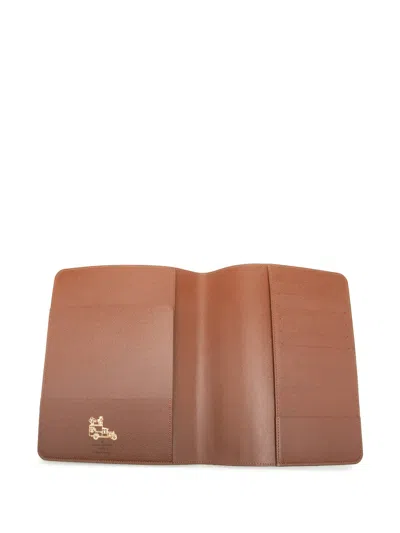 Pre-owned Louis Vuitton 2000-2026 Monogram Desk Agenda Cover In Brown