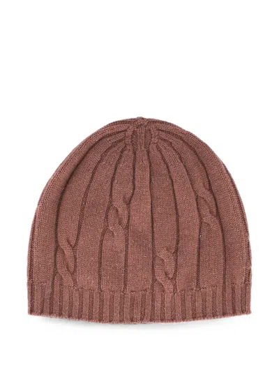 CABLE-KNIT BEANIE HAT