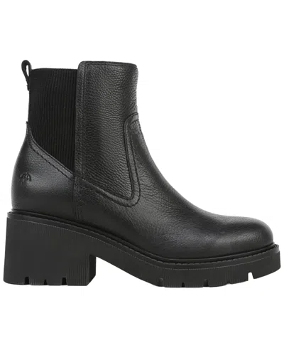Naturalizer Juni Bootie In Black Leather