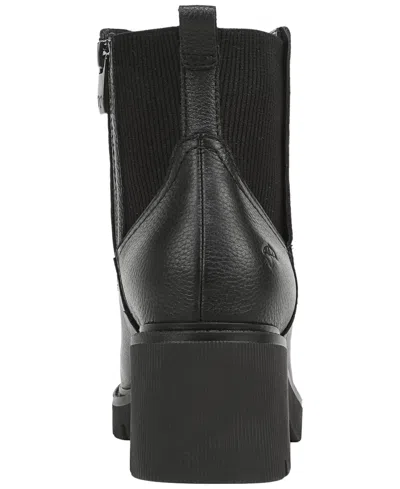 Naturalizer Juni Bootie In Black Leather