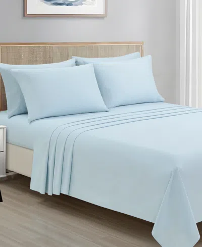 Fairfield Square Collection Microfiber Extra Deep 6-pc. Sheet Set, Full Clone In Blue