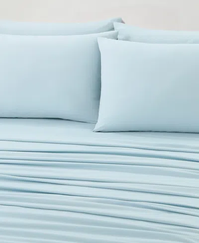 Fairfield Square Collection Microfiber Extra Deep 6-pc. Sheet Set, Full Clone In Blue