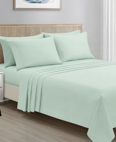 Fairfield Square Collection Microfiber Extra Deep 6-pc. Sheet Set, Full Clone In Sage