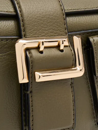 Lancel Multipocket Shoulder Bag In Green
