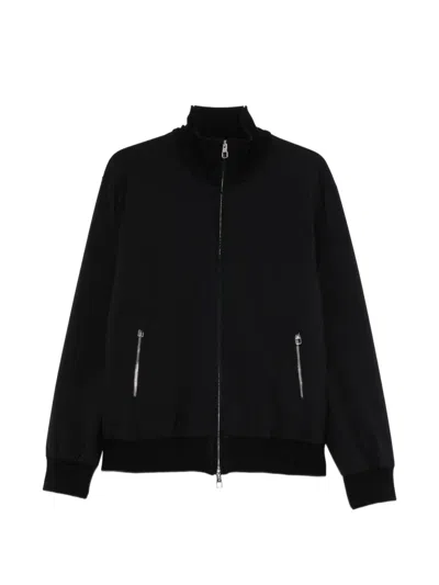 Montecore Zip-fastening Polyester Bomber Jacket In Black