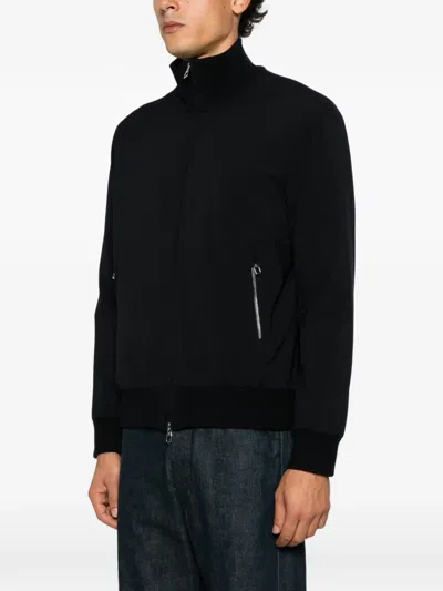 Montecore Zip-fastening Polyester Bomber Jacket In Black