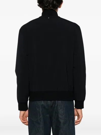Montecore Zip-fastening Polyester Bomber Jacket In Black