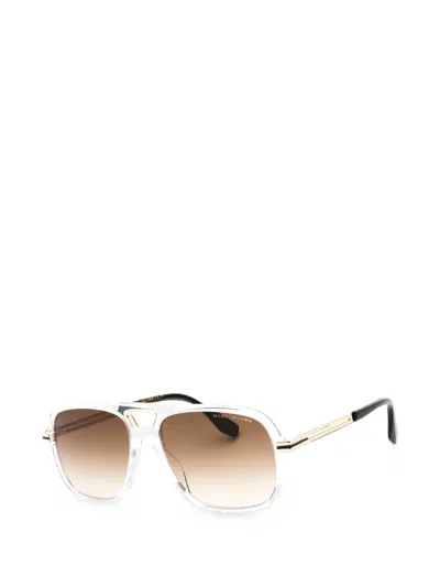 Marc Jacobs Rectangle-frame Sunglasses In Brown