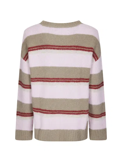 Samsoe & Samsoe Sajeanne Horizontal-stripe Sweater In Multi
