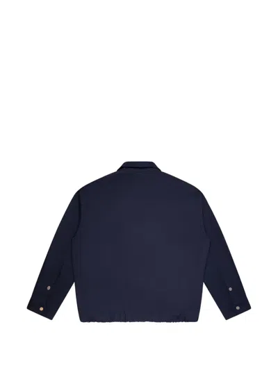 Bram's Fruit Ripstop Logo-embroidered Jacket In Blue