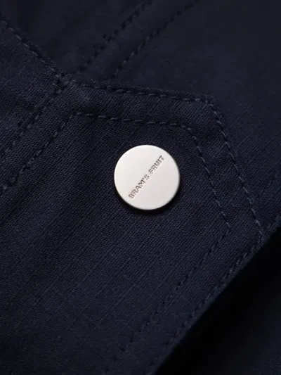 Bram's Fruit Ripstop Logo-embroidered Jacket In Blue