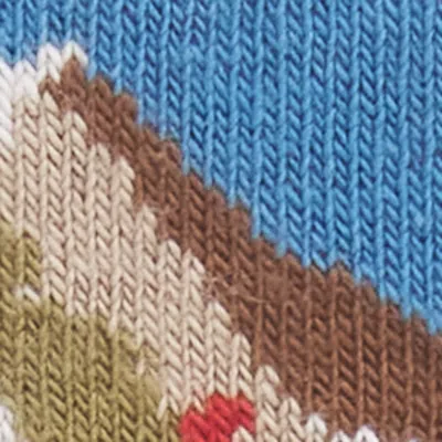 Dore Dore Doré Doré Jacquard Mountain Socks In Multi