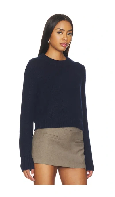 La Ligne Solid Mini Martin Sweater In Blue