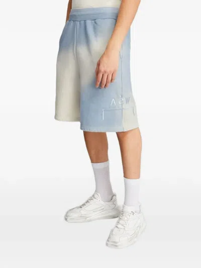 A-cold-wall* A-cold-wall Gradient Knit Short T-shirt For Men In Blue