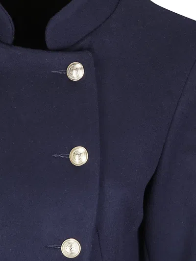 Cini Double-breasted Jacket In Blue