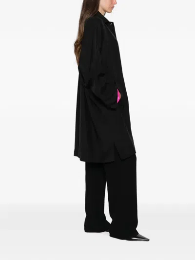 The Row Birgit Button-up Shirt In Black