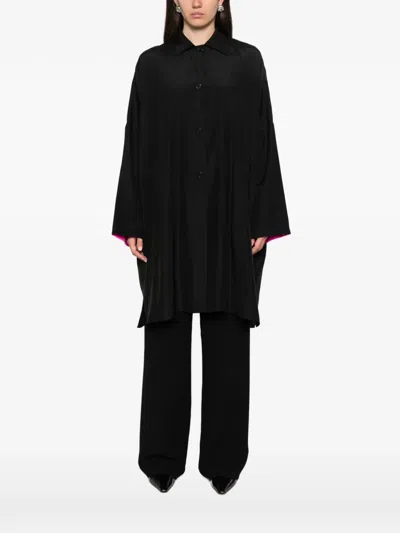 The Row Birgit Button-up Shirt In Black