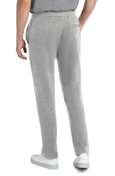Bugatchi Comfort Drawstring Cotton Pants In Gray