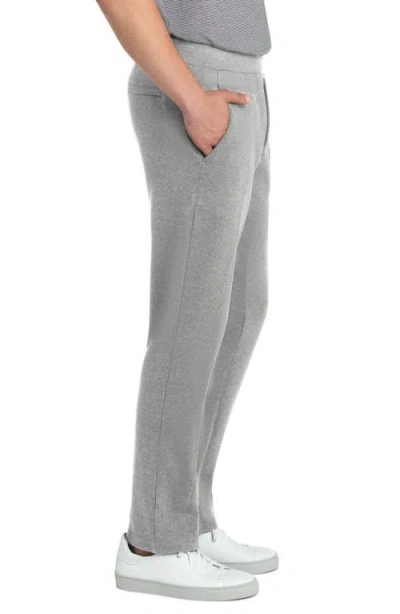 Bugatchi Comfort Drawstring Cotton Pants In Gray