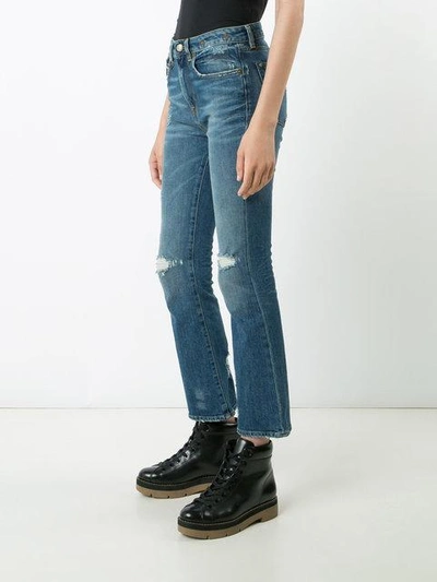 Shop R13 Flared Jeans In Blue