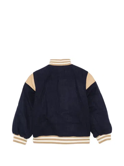 Stella Mccartney Logo-patch Varsity Jacket In Multi