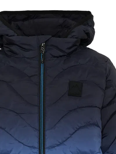 Molo Hao Gradient Wave-quilted Jacket In Blue