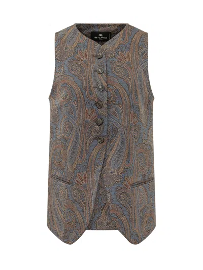 Etro Knit Sweater In Multi