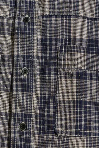 Isabel Marant Vittorio Check-pattern Shirt In Gray