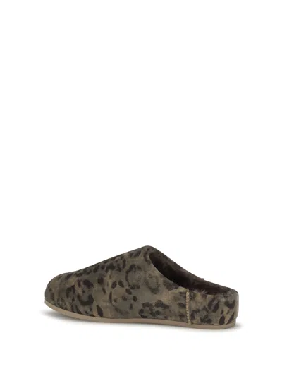 Ugg Elea Leopard-print Shearling Slippers In Brown