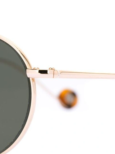 Shop Ahlem Aviator Style Sunglasses In Metallic