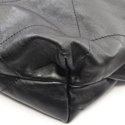 Pre-owned Chanel Black Leather Backpack ()